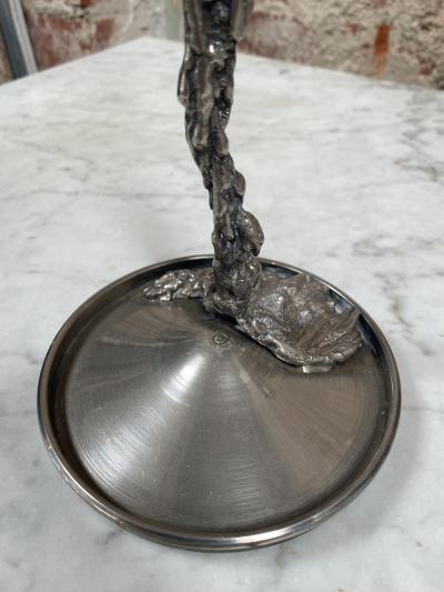 Silver Candle holder Italy 1950