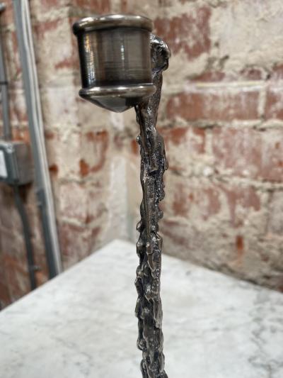 Silver Candle holder Italy 1950