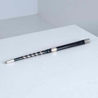 Silver Ebony Conductor Baton Arvi Kallio Lahti Finland c 1913