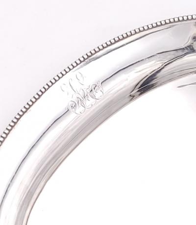 Silver Plate Crumb Tray U S A circa 1930