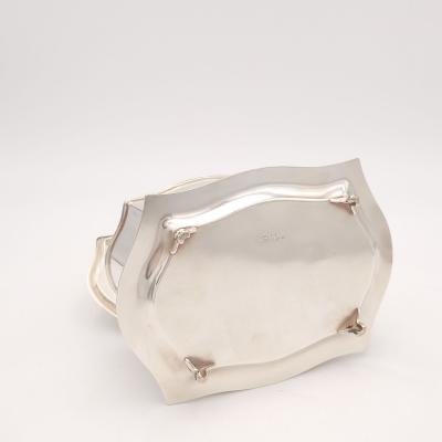 Silver Plate Tea Caddy Scotland circa 1920