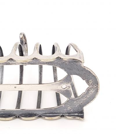 Silver Plate Toast Rack England circa 1900