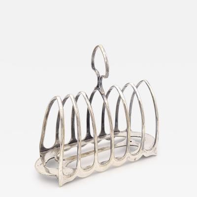 Silver Plate Toast Rack England circa 1900