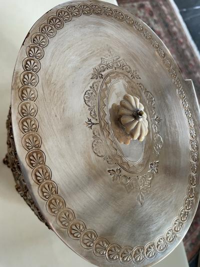 Silver Plated Biscuit Box