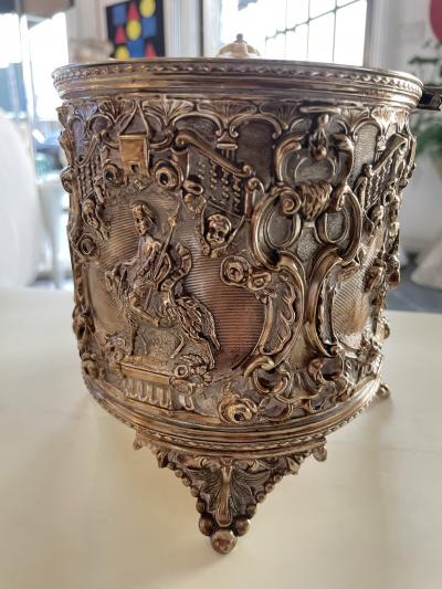 Silver Plated Biscuit Box