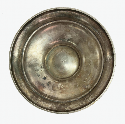 Silver Plated Grape Motif Champagne Punch Bowl