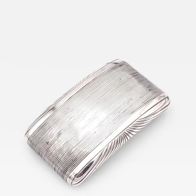 Silver Snuff Box England circa 1900