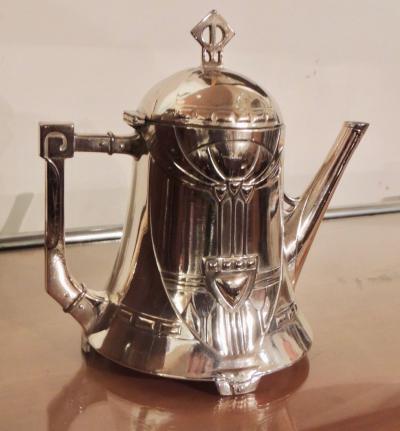 Silver Tea Coffee Set WMF Art Nouveau with Tray