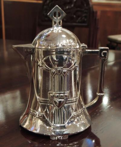 Silver Tea Coffee Set WMF Art Nouveau with Tray