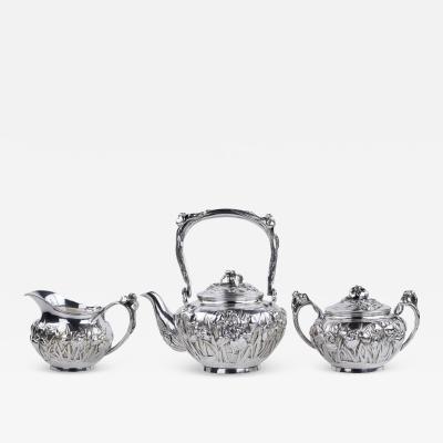 Silver Tea Set Japan Meiji Period 1868 1912 