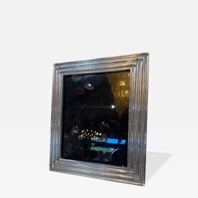 Silver Tone Stepped Picture Frame