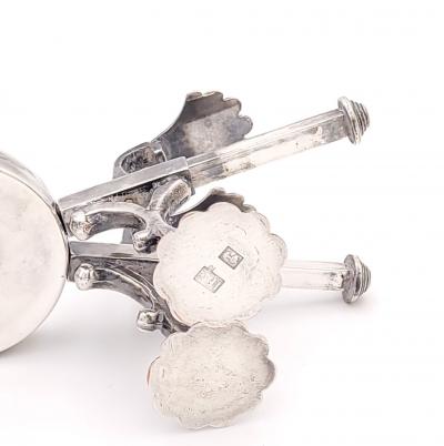 Silver Warming Stand England 19th century