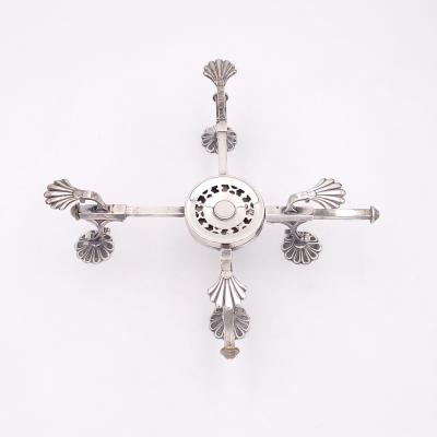 Silver Warming Stand England 19th century