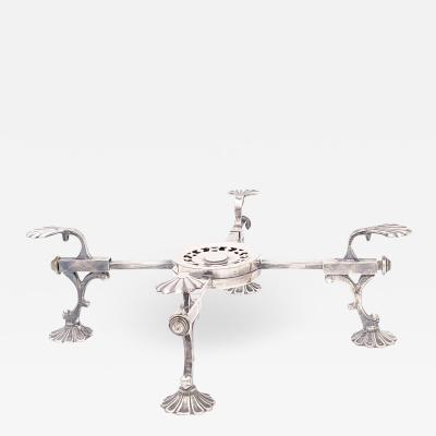 Silver Warming Stand England 19th century