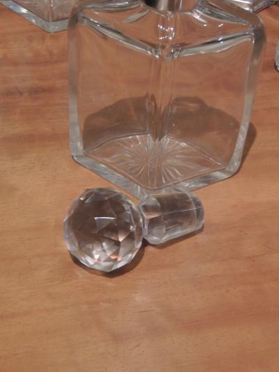 Silver and Glass Swingout Tantalus
