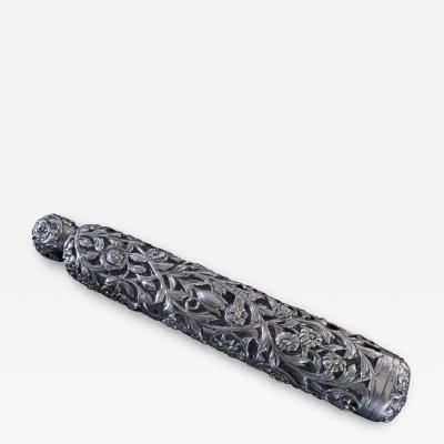 Silver double ended scent bottle