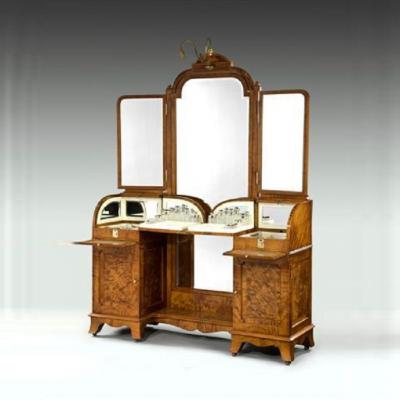 Silver fitted dressing table