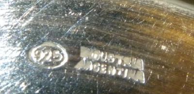 Silver fluted Art Deco Candlesticks