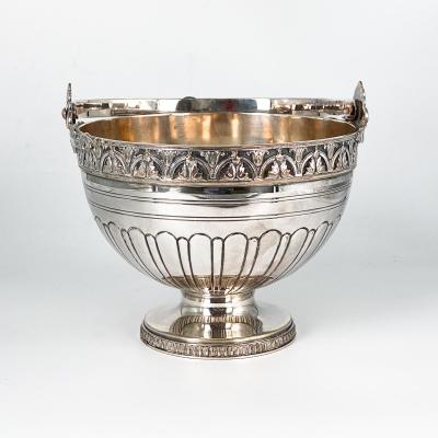 Silver on Copper Basket England Circa Late 19th Century