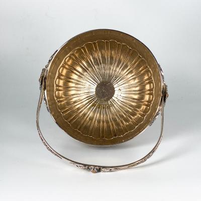 Silver on Copper Basket England Circa Late 19th Century