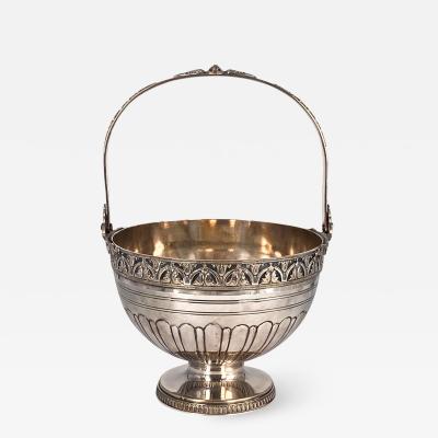 Silver on Copper Basket England Circa Late 19th Century