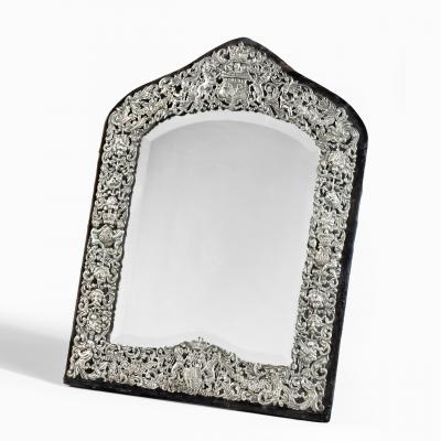 Silver table mirror wedding gift to Prince and Princess Henry of Battenberg