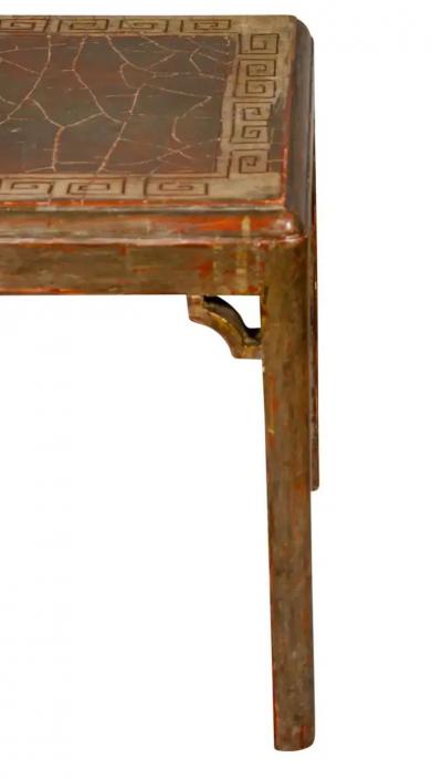 Silvered Wood Table Attributed To Max Kuehne