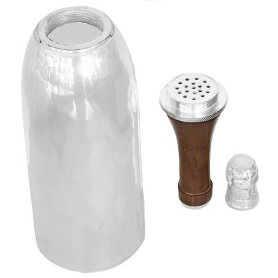 Silverplate Champagne Bottle Cocktail Shaker 1930 s