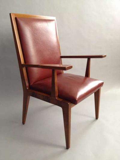 Silvio Cavatorta Individual or Set of Seven Armchairs by Silvio Cavatorta