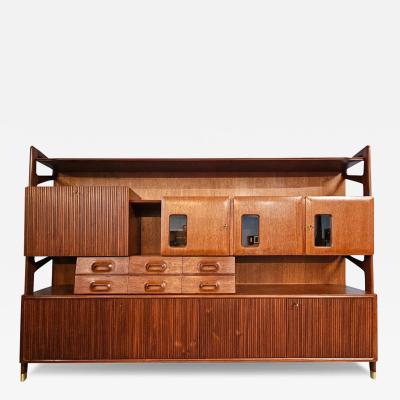 Silvio Cavatorta Italian Mid Century Tall Sideboard Attributed to Silvio Cavatorta 1955