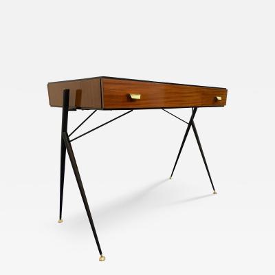 Silvio Cavatorta Italian Mid century Modern desk designed by Silvio Cavatorta in 1950s