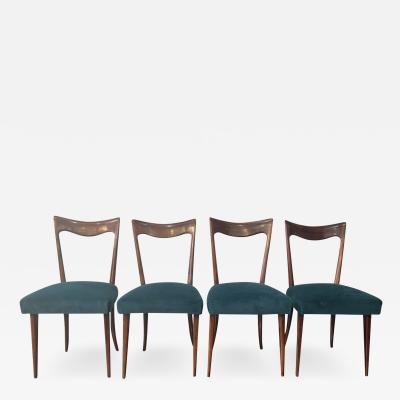 Silvio Cavatorta Set of four dining chairs by Silvio Cavatorta