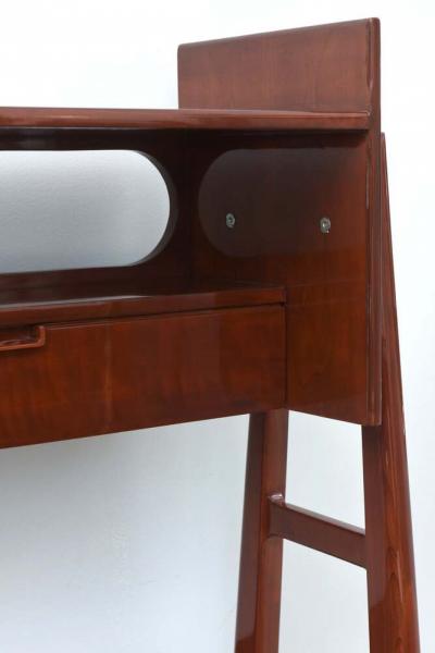 Silvio Cavatorta Silvio Cavatorta Mid Century Italian Modern Mahogany Cabinet Bookcase
