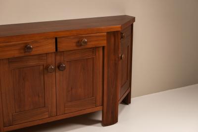 Silvio Coppola Silvio Coppola Sideboard in Walnut or Bernini Italy 1970s