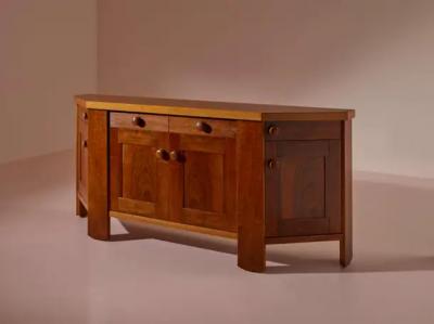 Silvio Coppola Silvio Coppola walnut sideboard by Bernini Italy 1960s