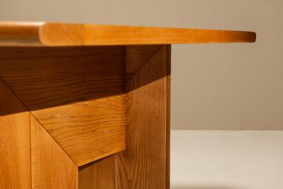 Silvio Coppola Triangular Italian Dining Table by Silvio Coppola for Montina Italy 1970s