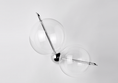 Silvio Mondino LUNE TWO LIGHT WALL SCONCE