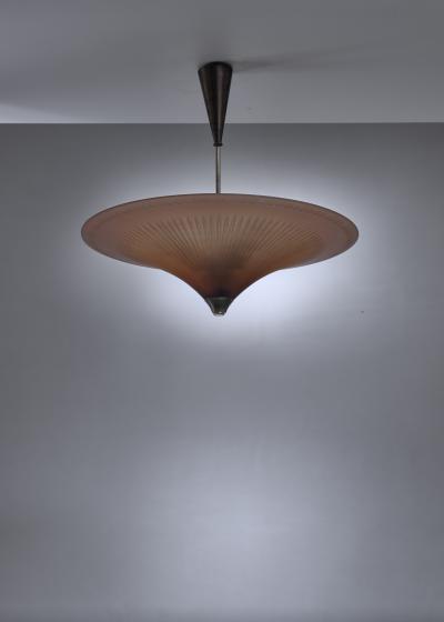 Simon Gate Simon Gate cut glass pendant lamp for Orrefors Sweden