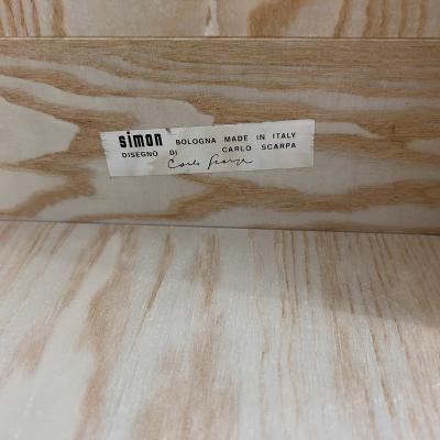 Simon Gavina Carlo Scarpa Valmarana Dining Table Bleached Ash Simon Gavina 1974