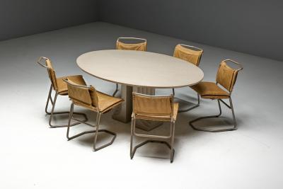 Simon Gavina Samo Dining Table by Carlo Scarpa for Simon Gavina Italy 1971