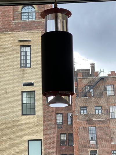 Simon Henningsen Pair of Hanging Pendants by Simon Henningsen