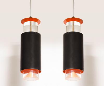 Simon Henningsen Pair of Hanging Pendants by Simon Henningsen