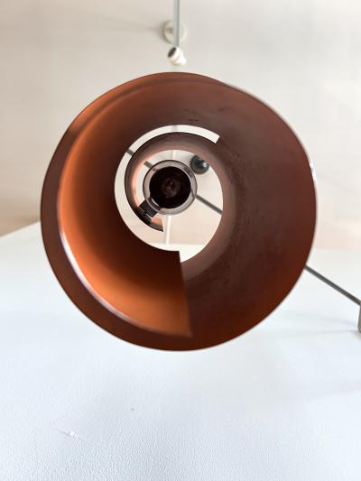 Simon Henningsen Swirl White Pendant Wall Lamps by Simon Henningsen Denmark 1960s