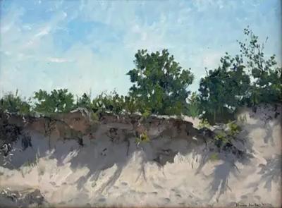 Simon Parkes Simon Parkes Oil Painting Noon at Walking Dunes East Hampton NY 