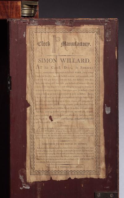 Simon Willard SIMON WILLARD FEDERAL TALL CASE CLOCK