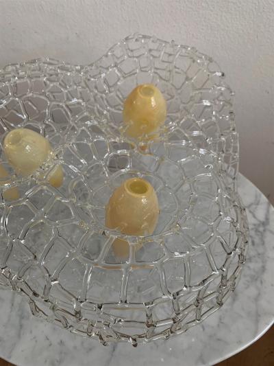 Simone Crestani Yellow Net Vase