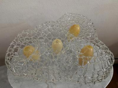 Simone Crestani Yellow Net Vase