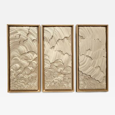 Simone Pheulpin Ecume Triptych