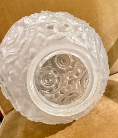 Simonet Freres Simonet Freres French Glass Table Lamp or Ceiling Light