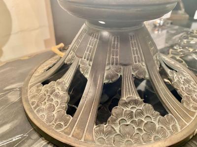 Simonet Freres Simonet Freres French Glass Table Lamp or Ceiling Light